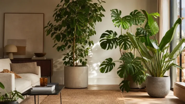 Plantas grandes de interior: especies, cuidados y dónde colocarlas