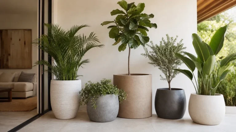 Maceteros grandes: guía para interior, exterior y plantas grandes