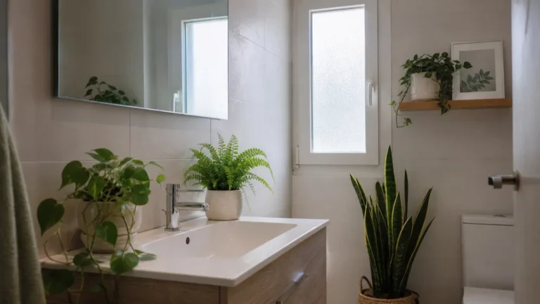 Plantas para baño sin luz: opciones reales, límites y alternativas